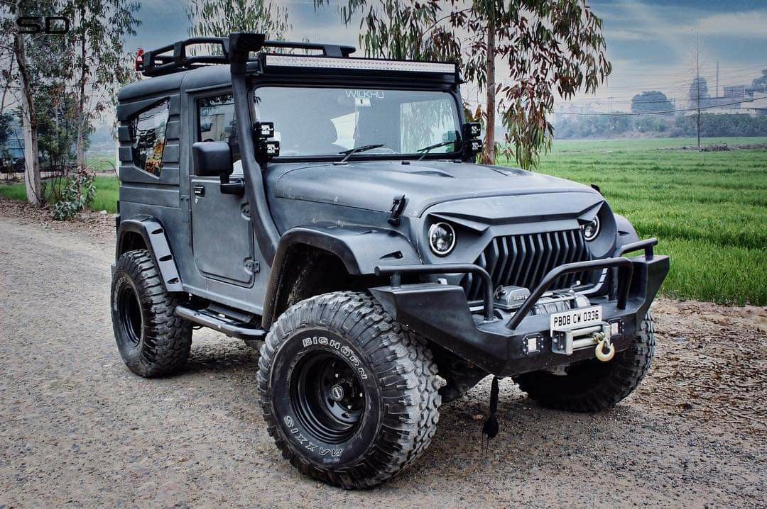 Modified off-road vehicle at the Bright Cars studio